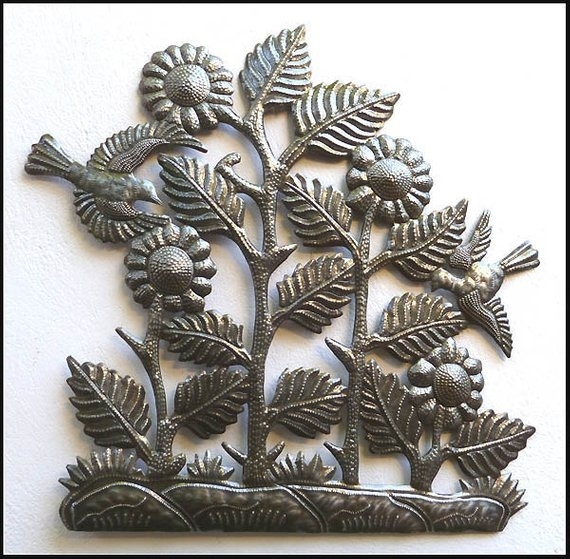 Iron Handmade Wall Art - 1066.8x254x381 Mm, Multi Color Customization | Eco-friendly Metal Decoration With Plated Finish