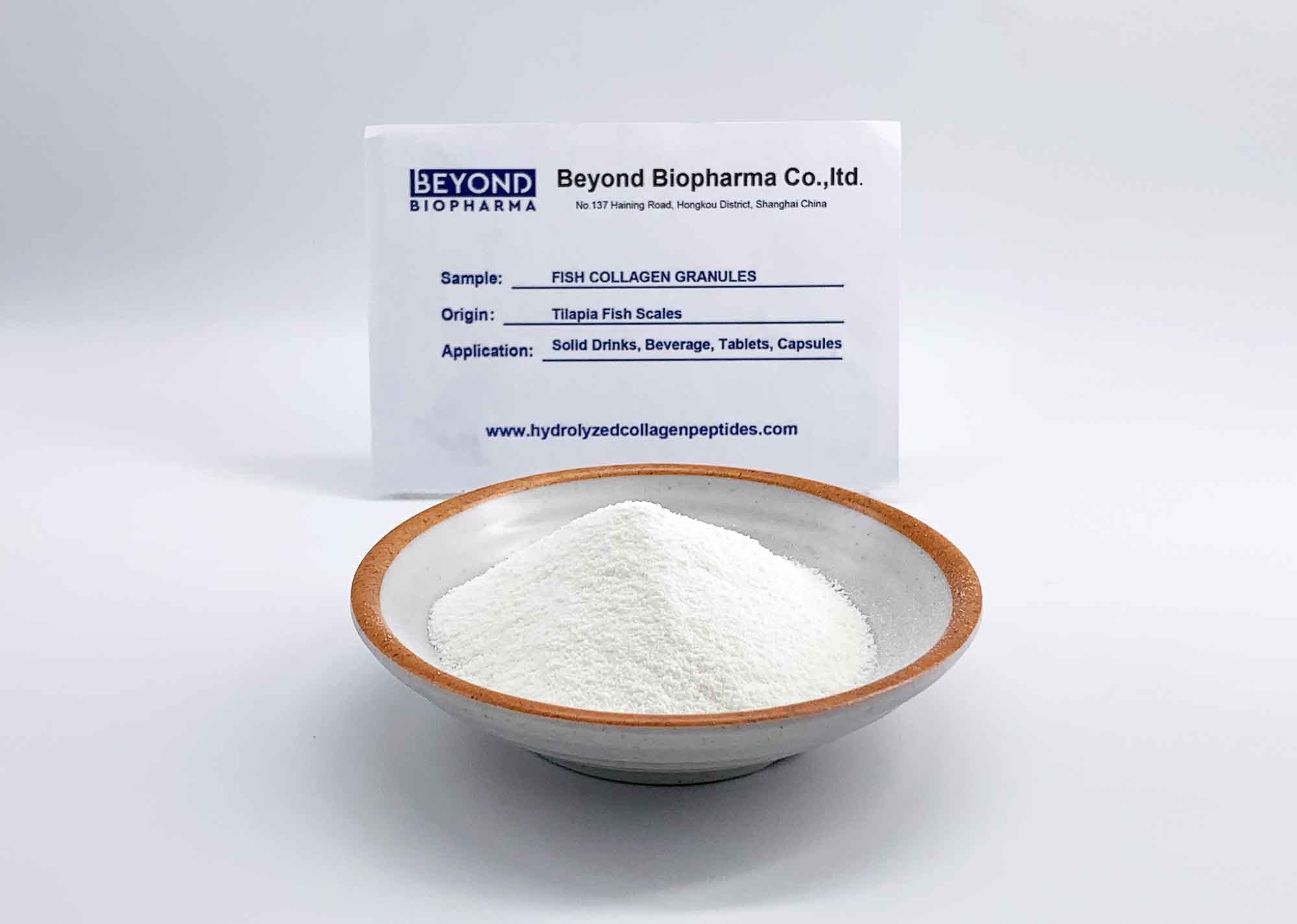 Hydrolyzed Fish Collagen Granular With Instant Solubility Into Water Cas No: 9007-34-5