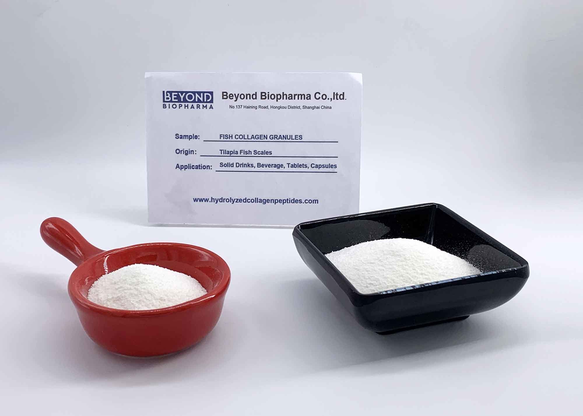 Hydrolyzed Fish Collagen Granular With Instant Solubility Into Water Cas No: 9007-34-5