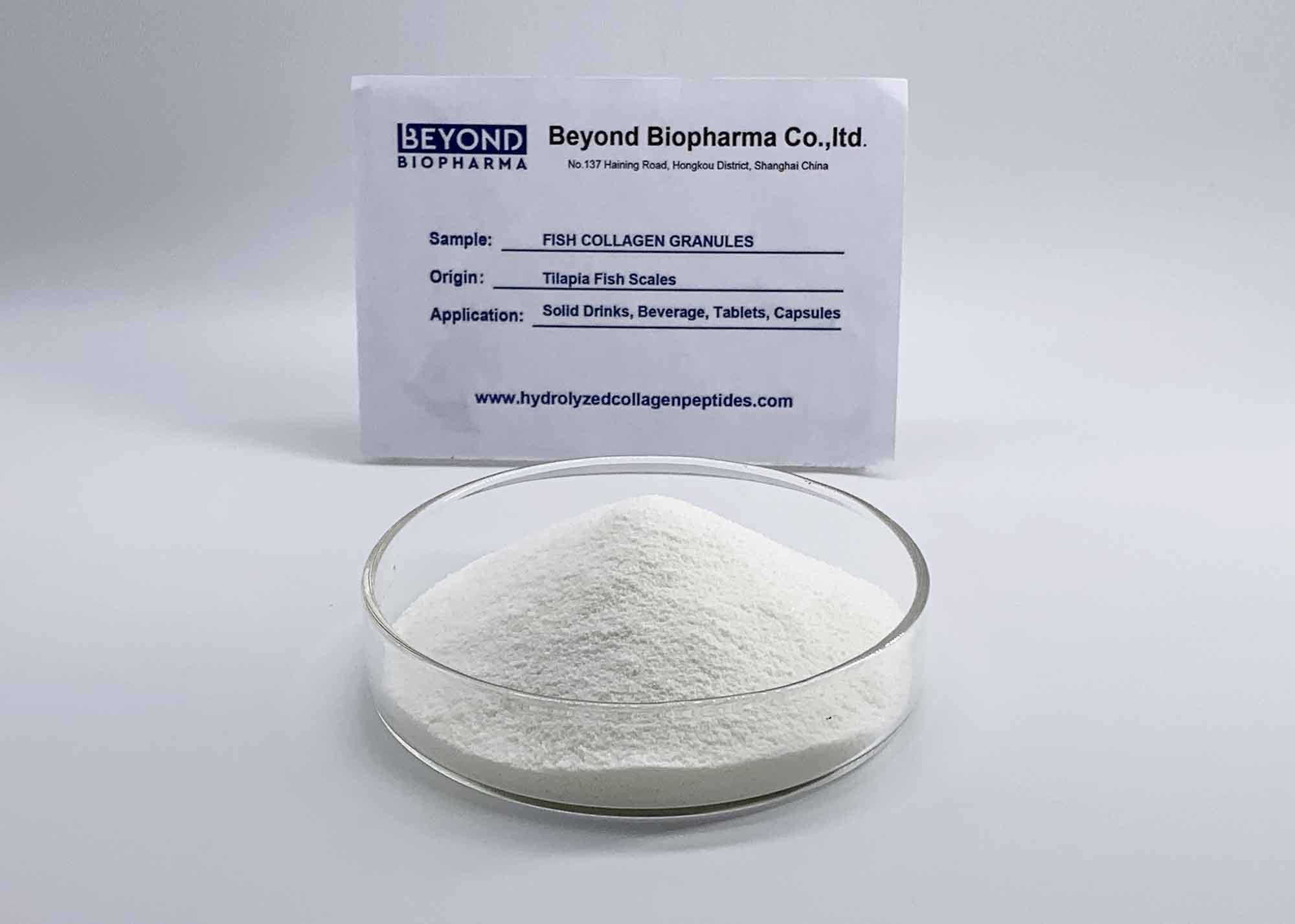 Hydrolyzed Fish Collagen Granular With Instant Solubility Into Water Cas No: 9007-34-5