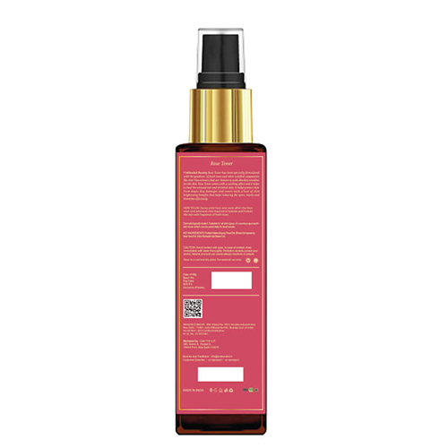 Rose Toner - Liquid Form With Herbal Extracts | Easy To Use, Gentle On All Skin Types, Maintains Ph Balance And Tightens Pores