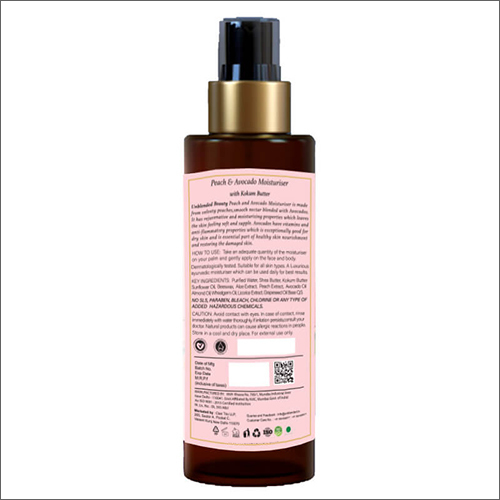 100ml Peach And Avocado Moisturiser Cream With Kokum Easy To Use