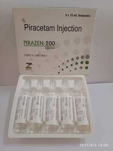 Liquid Piracetam 200 Mg Each Ml Injection