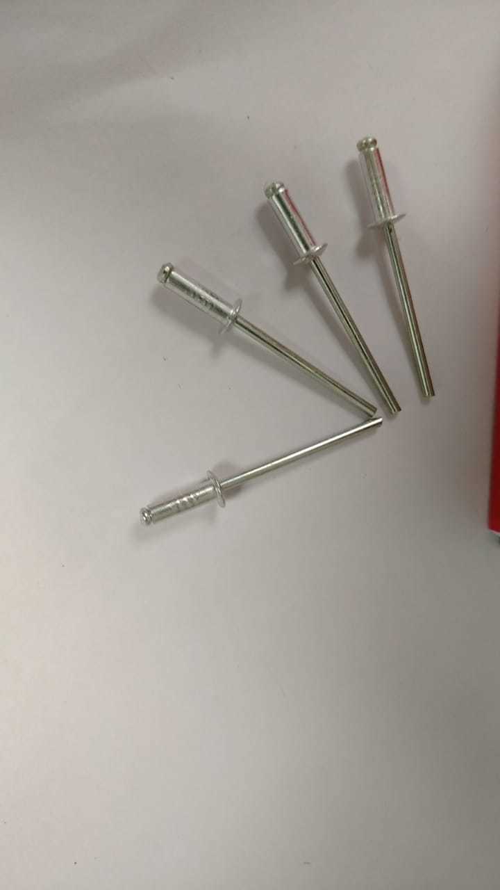 Blind Rivets - Aluminum & Steel, 1/8 To 3/16 Inches Sizes, Corrosion Resistant, Light Weight, Easy To Fix With Dome Head Design