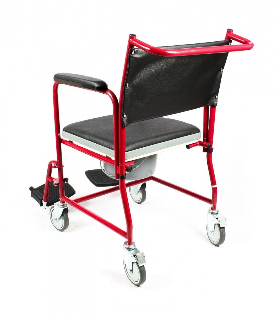 Commode Wheelchair Arrex Edda-51 Castor Type: Solid Castor With Brakes