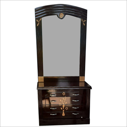 Wooden Dressing Table - Natural Oak Finish , Elegant Design and Ample Storage Solutions