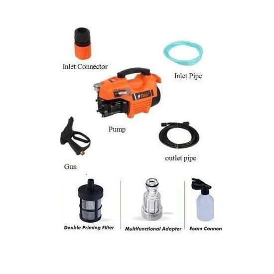 Orange Bt-1000-hpw Portable Home Car Wash Machine