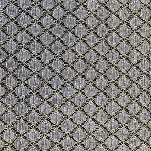 Washable 60 Inch Gold Lurex Polyester Yarn Design Net Fabric