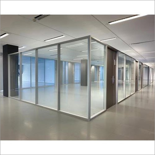 Transparent Glass Wall Aluminium Office Partition