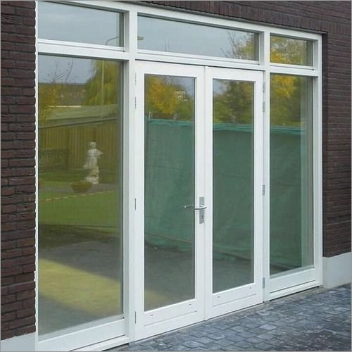 White Rectangular Balcony Aluminium Window