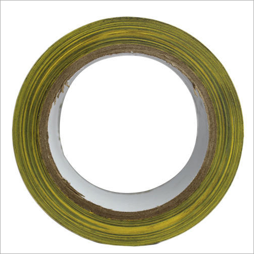 Pvc Floor Marking Tape - Polyester Material, 24 Months Shelf Life, Black And Yellow Color | Single-sided Adhesive, Solvent And Water Resistant