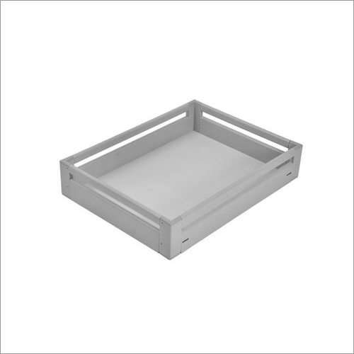 सिल्वर 22 X 20 X 4 इंच एल्युमिनियम किचन बास्केट