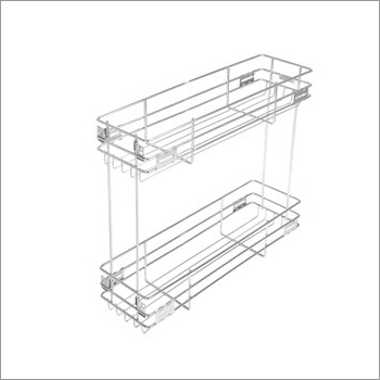 Silver Stainless Steel Modular Kitchen Wire Basket