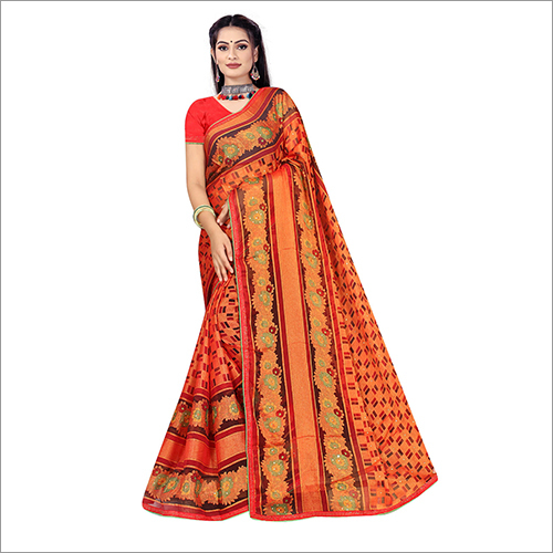 Multicolor Designer Digital Print Sarees