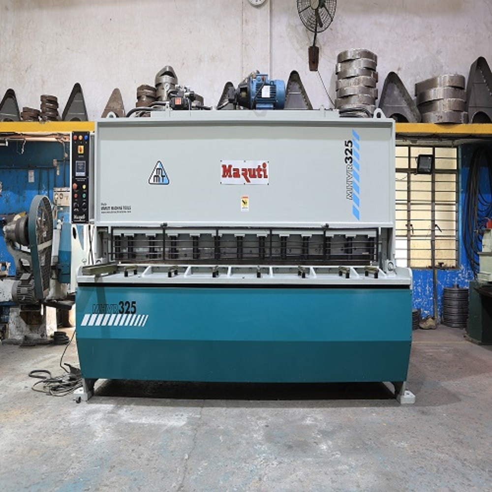 Hydraulic Shearing Machine - Ms Material, Cutting Width 1250-6000 Mm, Blade Material Hchcr, Semi-automatic Operation, Power Range 5-50, Cutting Thickness 2-25 Mm, Human Machine Interface Control
