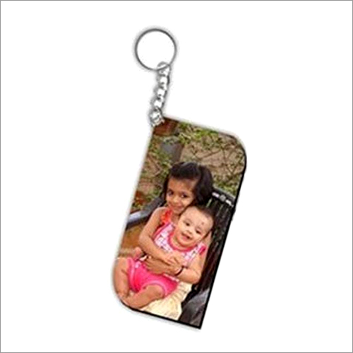 Customized Printed Key Chain - Plastic Material, Multicolor Design | Indian Modern Art Theme Gift