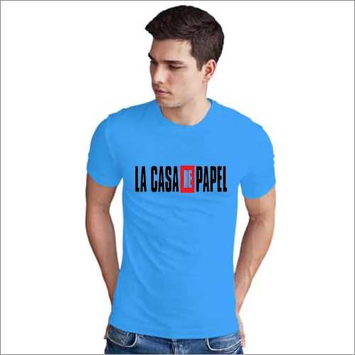 पुरुषों की निजीकृत मुद्रित टी-शर्ट