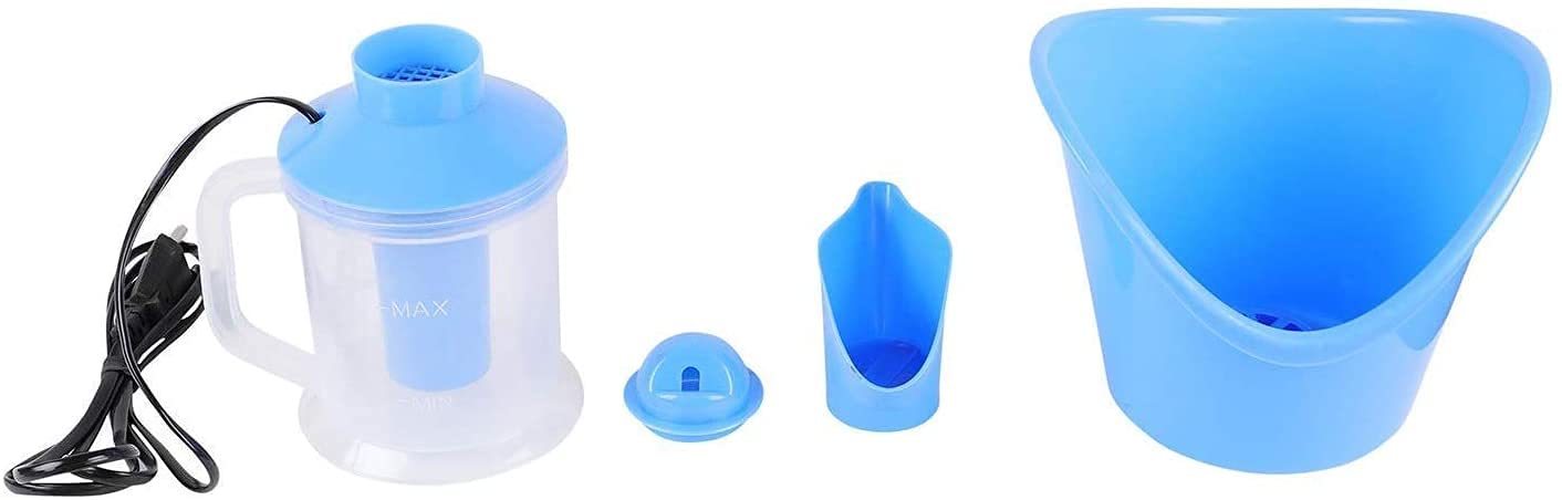 Steam Vaporizer - Plastic 3 In 1 Facial, Nasal, And Cough Steamer | Deeply Hydrating, Promotes Circulation, Opens Pores For Cleansing