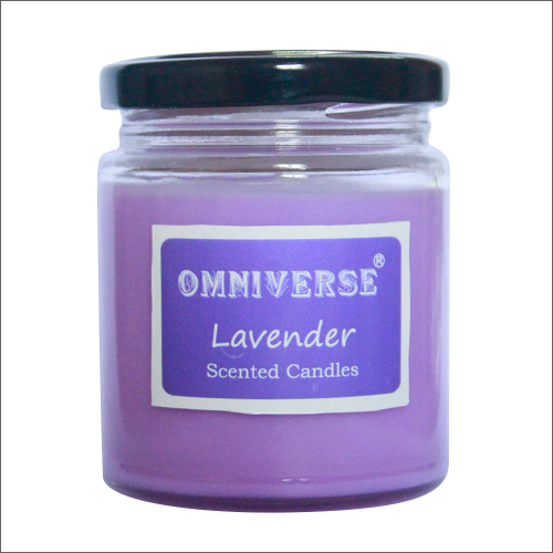 Lavender Scented Jar Candle Size: Customised