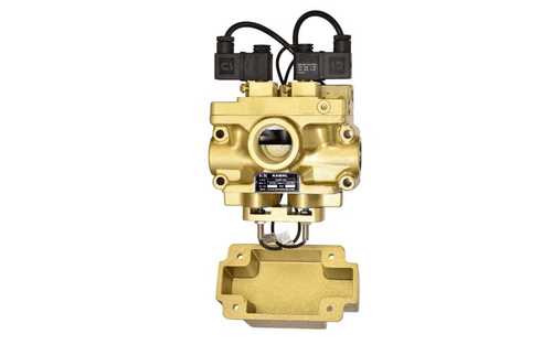 गोल्डन न्यूमेटिक ड्यूल सेंसिंग सोलनॉइड वाल्व साइज 3/4
