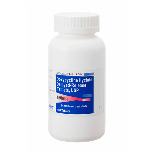 150 Mg Doxycycline Hyclate Delayed Release Tablets
