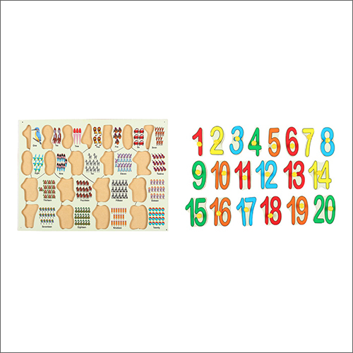 Number Wooden Puzzle For Kids Age Group: 0-10 Years
