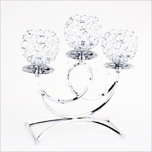 Candle Holder - Handmade Metal Iron Votive, Elegant Coated Design For Home And Wedding Decoration, Ideal For Pillar Or Tea Light Candles