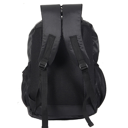 Black Enzo 35 L College/ School/ Office/ Casual/ Travel Backpack With 15.6" Laptop Compartment And Rain Cover, Made With Polyester