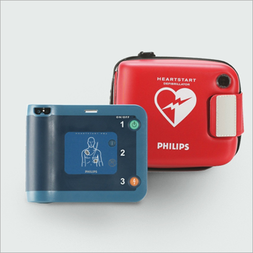 Automatic External Defibrillator - ABS Plastic, 17.5 x 12.5 x 5.5 cm, 0.9 kg | 4-Year Battery Life, IP55 Rated, Operating Temperature 0-40 °C