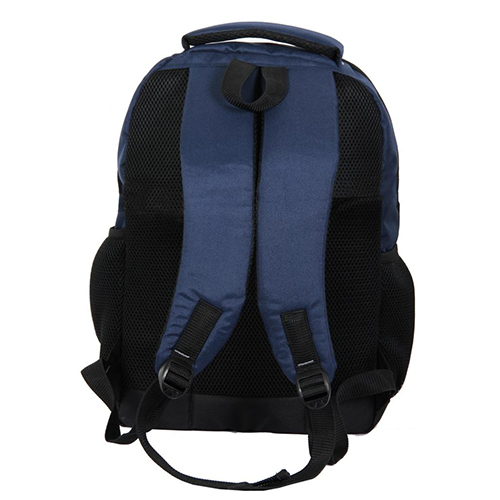 Polestar Noble Backpack - Polyester, 32 L Capacity, Navy Blue | 3 Zippered Compartments, Padded Laptop Partition, Organizer Pockets