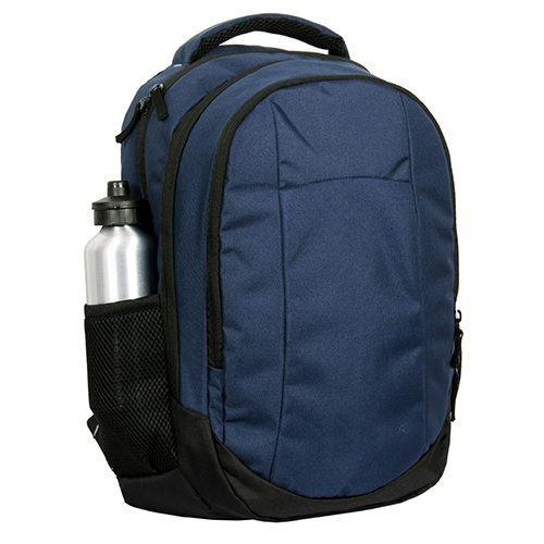 Polestar Noble Backpack - Polyester, 32 L Capacity, Navy Blue | 3 Zippered Compartments, Padded Laptop Partition, Organizer Pockets