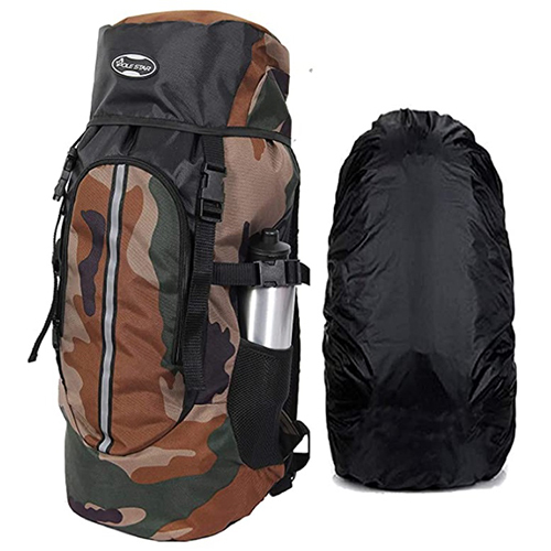 Black Hike 44 L Hiking/ Trekking/ Camping/ Travelling Rucksack Backpack Made With Polyester