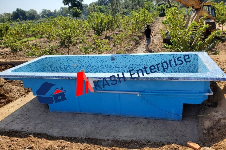 Above-ground Swimming Pool - Pre-assembled With Safety Door & Stairs | Plug & Play, Customizable Design, Instant Use