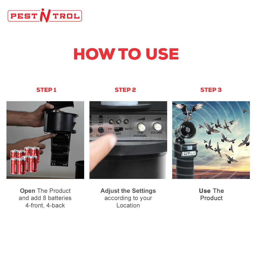 Abs Plastic Bird Pigeon Repeller