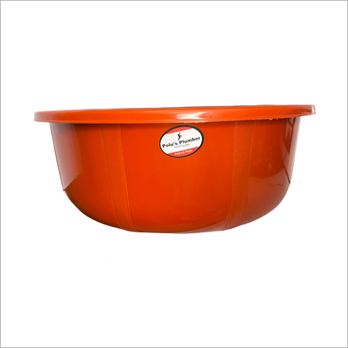 ऑरेंज 20 लीटर प्लास्टिक टब