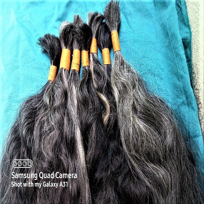 Natural Brown Best Indian Body Wavy Virgin Human Hair Extensions