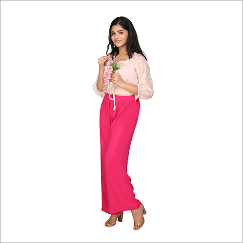 17 Colors Ladies Plain Palazzo