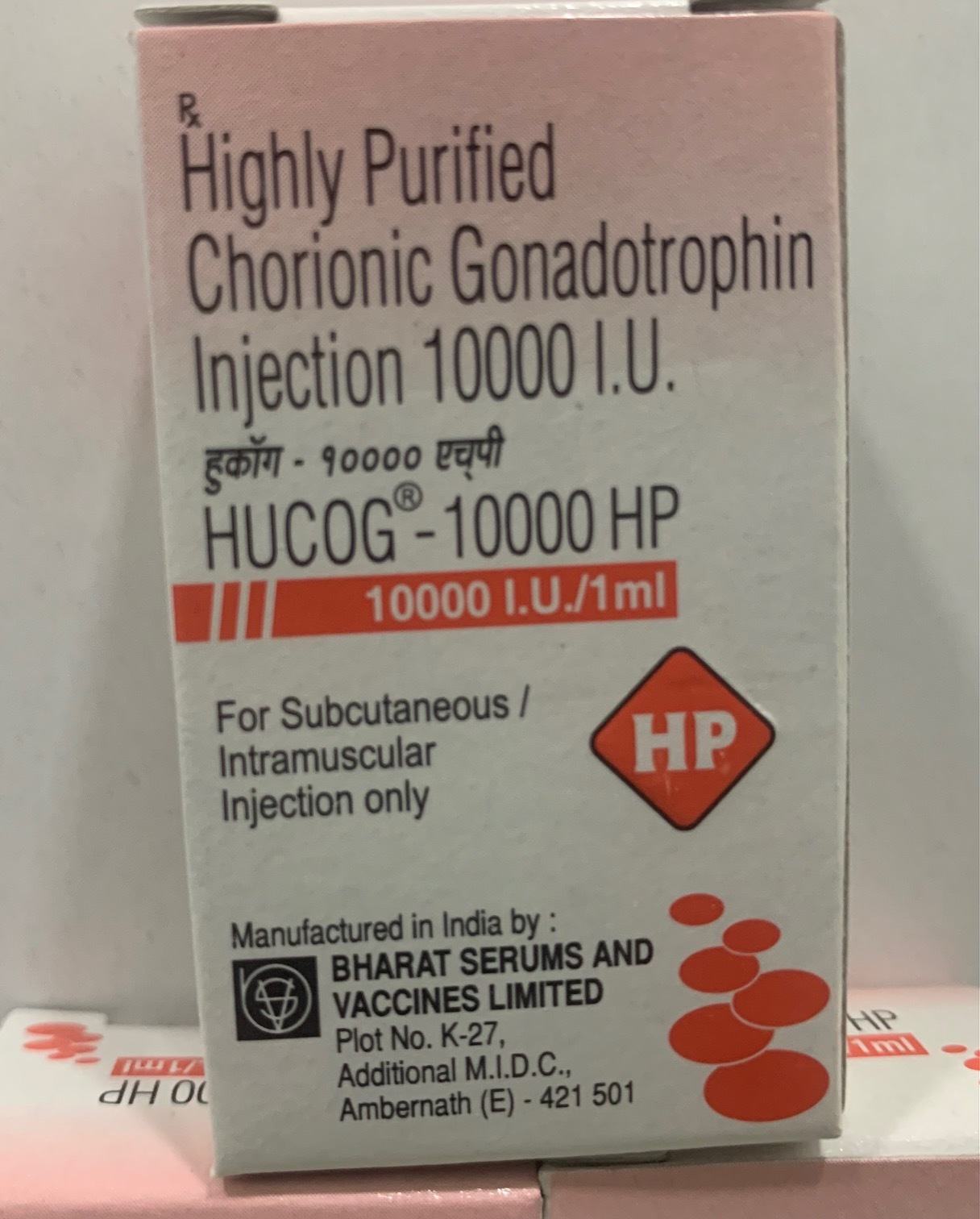 Hucog 10000 Iu Inj Injection