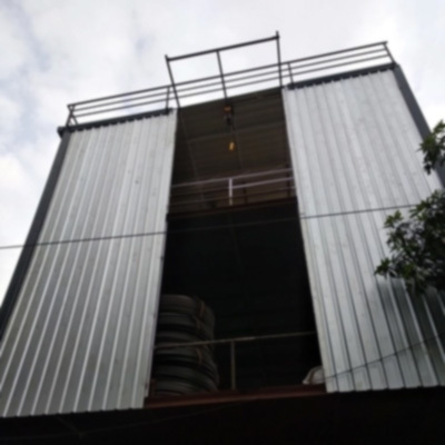 स्टील एमएस फैक्ट्री शेड