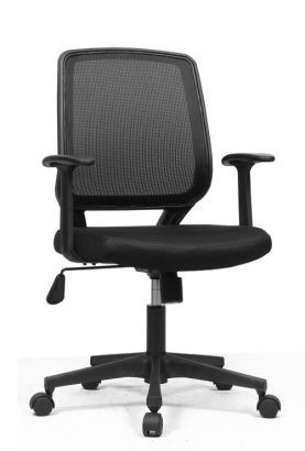 Office Chair - Steel Frame, Modern Design with Wheels | Durable, Easy to Clean, Eco-Friendly