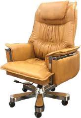 Office Chairs Without Arm Rest - Wood & Steel Construction, Durable Design, Easy to Clean & Install, Indian Style