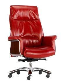 BOLD HB OFFICE CHAIR - Wood & Steel, Adjustable Height Swivel Design with Modern Indian Style and Smooth Rolling Casters