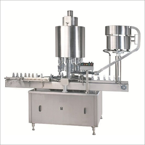 Automatic Capping Machine - New, 415V Electric Operation | Ideal for Pharmaceuticals, Nutraceuticals, Juices, Dairy, and More