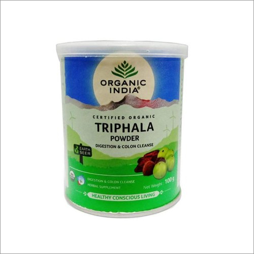 Triphala Powder - 100 gm | Non Prescription Digestion Enhancer, Herbal Colon Cleanser with Amla, Bibhitaki, and Haritaki