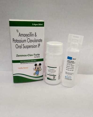 Powder Amoxycillin 400mg + Clavulanic Acid 57mg Oral Suspension [Also Available With Water]