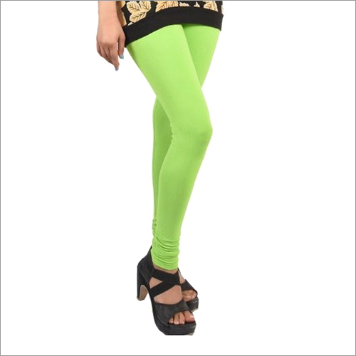 Yellow Lycra Leggings - Customized Size, Yellow Color | Plain Pattern, Casual Dress Type, Suitable For All Season