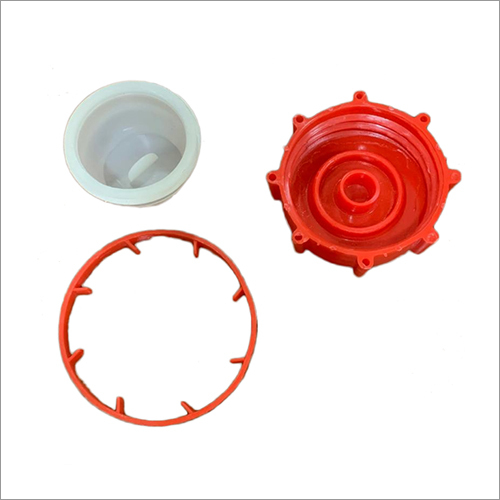 Hdpe Caps - Rigid Plastic, Various Sizes Available, Orange Color - Ideal For Leak Prevention In Bottles And Containers