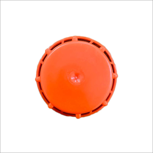 Hdpe Caps - Rigid Plastic, Various Sizes Available, Orange Color - Ideal For Leak Prevention In Bottles And Containers