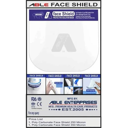 ABLE Protective Face Shield 250 Micron