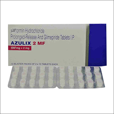 Metformin Hydrochloride Prolonged Release And Glimepiride Tablets - Expertly Formulated Antidiabetic Combination for Type 2 Diabetes Management | Recommended Dosage As Per Suggestion, Store in Dry Place